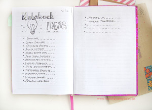 Previous series – ‘ Creative Notebook Ideas’ planning and ...