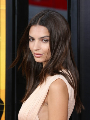 Emily Ratajkowski at the Los Angeles premiere of Warner Bros. Pictures ...