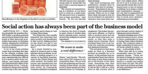 Social Action Has Always Been Part of Business Model,