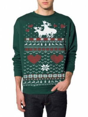 tumblr christmas sweaters moose sweater great for