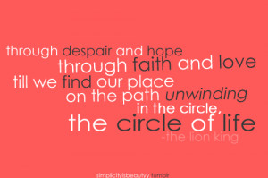 est La Vie: Page 21 of 366: Circle of life