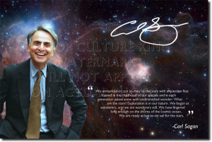 Details about CARL SAGAN SIGNED PHOTO PRINT - COSMOS AUTOGRAPH POSTER ...