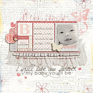 Scrapbook Product Baby Girl