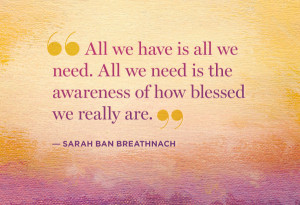 Sarah Ban Breathnach quote