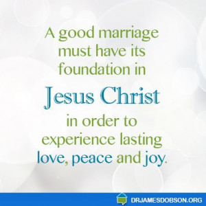 good marriage must have it's foundation in Jesus Christ… http ...