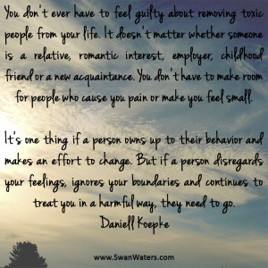 Toxic People Quote by Daniell Koepke