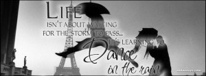 Dance in the Rain Facebook Cover