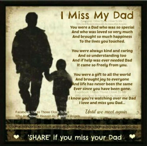 Missing Dad in Heaven Quotes Missing my Dad in Heaven