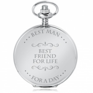 ... Man for a Day, Best Friend for Life Pocket Watch (can be personalised