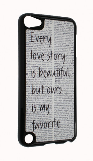 iPod Touch 5th generation Love Story Print Design Cover Case for ...