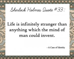 Life, Of Book, Sherlock Holmes Quotes, Sci Fi Quotes, Sherlock Quotes ...