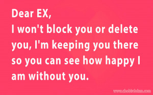 Quotes About Ex Girlfriend/Wife or Boyfriend/Husband