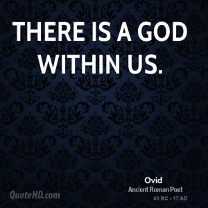 There is a god within us.
