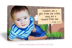Baby Quote Canvas Design