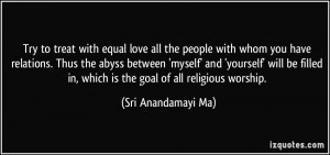 More Sri Anandamayi Ma Quotes