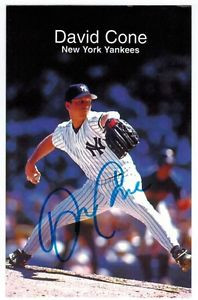 David Cone AUTOGRAPHED Hand Signed 4x6 Photo Picture Yankees