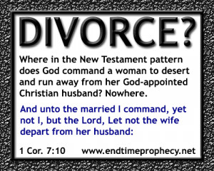 Adultery, Fornication, Marriage and Divorce