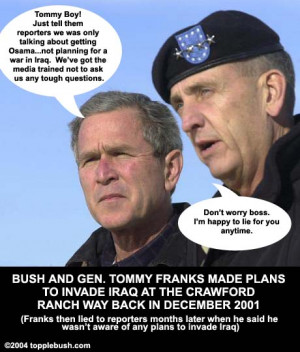 Bush And Gen Tommy Franks