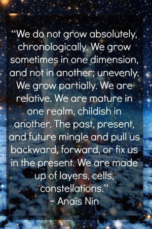 ... creates the layers, cells, constellations of your identity