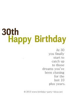30 Quotes, 30Th Birthday Quotes Funny, Happy Birthday, 30Th Quotes ...