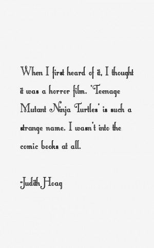 Judith Hoag Quotes & Sayings