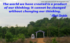 Thought Quote: The world we have created...