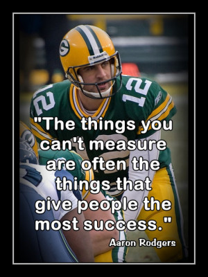 Aaron Rodgers Poster Green Bay Packers Photo Quote Fan Wall Art Print ...