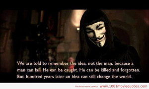 for Vendetta (2005) - movie quote