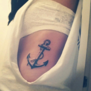 Anchor side tattoo: Anchors Tatting, Tattoo'S Piercings Idea, Tattoo'S ...