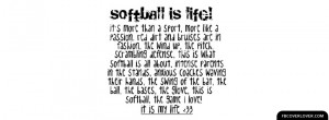 Click below to upload this Softball Quote Cover!