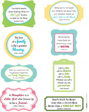 Quotes for Scrapbooking Your Family