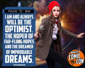 ... of improbable dreams.” The Eleventh Doctor, The Almost People