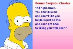 Homer Simpson Brain Quotes