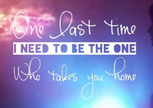 ... , one, quote, quotes, song, song quotes, songs, time, one last time