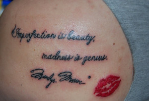 My Marilyn Monroe Tattoo by IdaliciousS