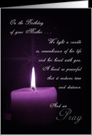 In Remembrance of Your Mother on Her Birthday card - Product #934005