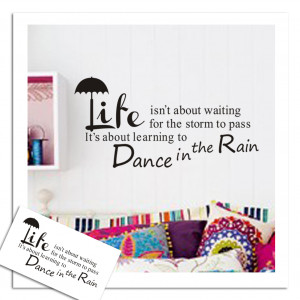 This wall decal will go on any smooth, flat, dry and dust free surface ...
