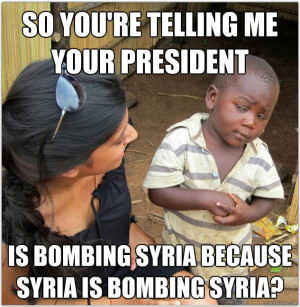 Bombing Syria Because Syria Is Bombing Syria