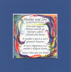 mother and son quote 5x5 rv