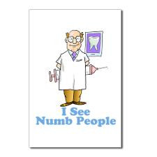 See Numb People Postcards (Package of 8) for