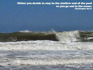 ... The Ocean | Christopher Reeve quote | Ocean City Ocean Picture Quotes