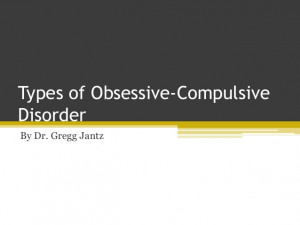 Types of Obsessive-Compulsive Disorder