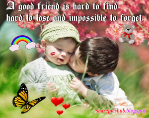 ... Quote Wallpaper For Facebook | A Good Friend is Hard to Find