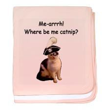 Pirate Sayings Baby Blankets