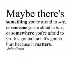 John Green quote from TFIOS