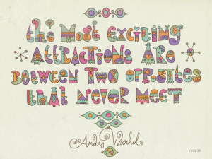 The most exciting attractions are between two opposites that never ...