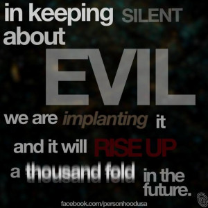 Aleksandr Solzhenitsyn quote - in keeping silent about evil, we are ...