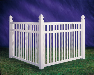 pvc fences represent the best in the traditional look of a wood fence ...