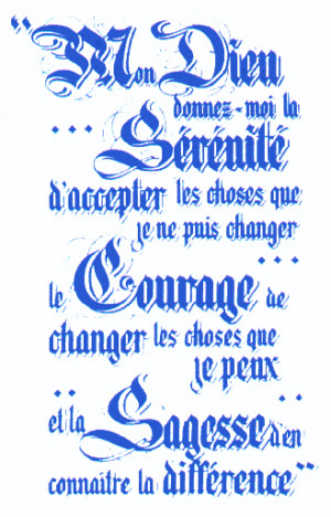 The Serenity Prayer in Other Languages