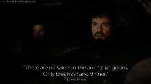 ... animal kingdom. Only breakfast and dinner. Lorne Malvo Quotes, Fargo